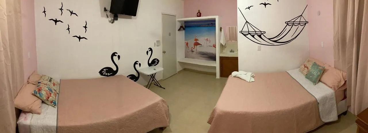 Habitacion Con Terraza Frente Al Parque Isla Holbox 0*,